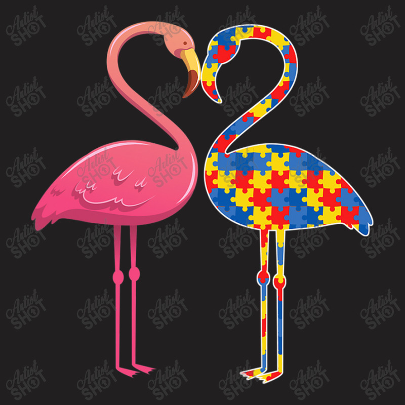 Flamingo Autism Awareness T-Shirt by mrlee | Artistshot