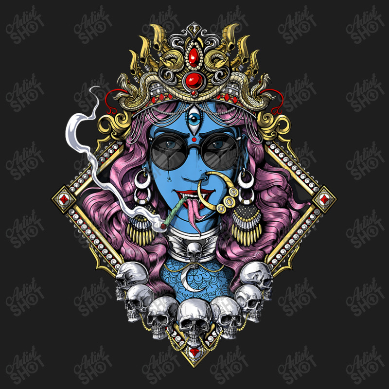 Buddhism Kali Hindu Goddess Hinduism Deity God Spiritual Zen Gothic Classic T-shirt by criticizematter | Artistshot