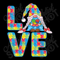 Gnomes Holding Puzzle Love Support Autism Awareness V-neck Tee | Artistshot