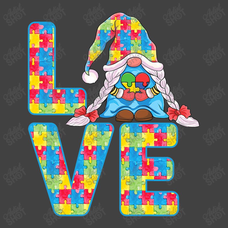 Gnomes Holding Puzzle Love Support Autism Awareness Vintage T-Shirt by mrlee | Artistshot