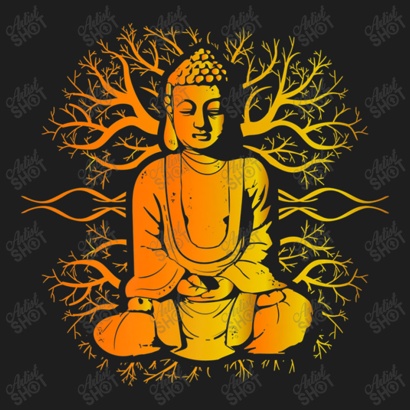 Buddhism Life Tree Buddha Meditate Classic T-shirt by criticizematter | Artistshot