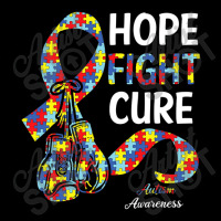 Hope Fight Cure Puzzle Pieces Ribbon Autism Awareness Unisex Jogger | Artistshot