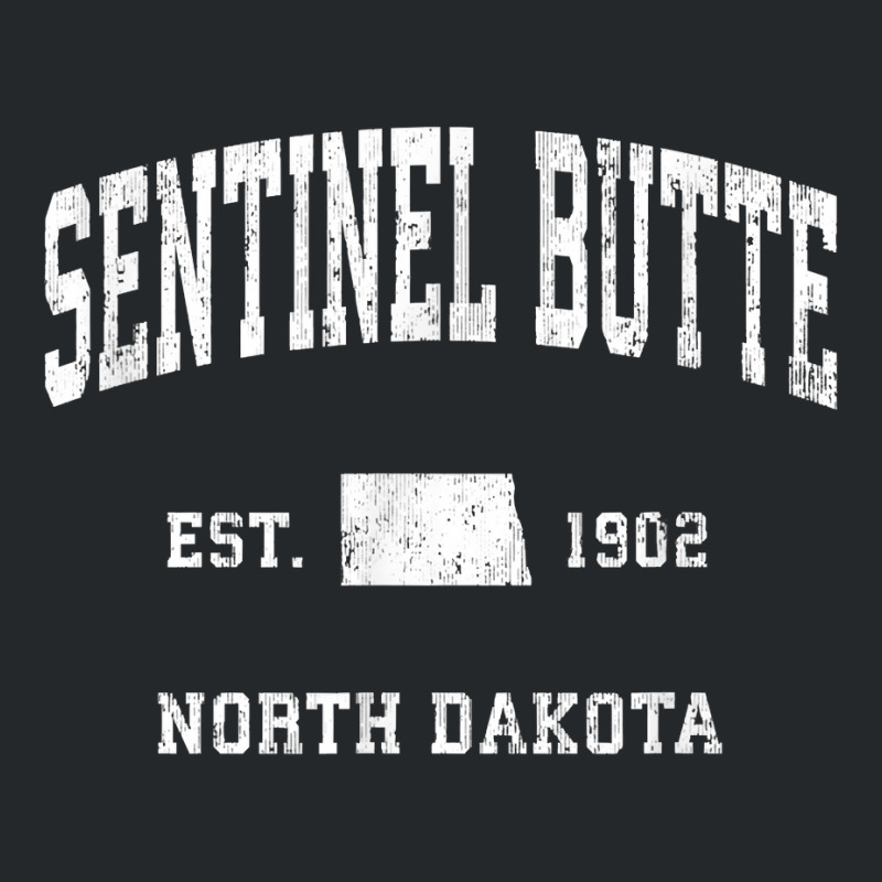 Sentinel Butte North Dakota Nd Vintage Athletic Sports Desig T Shirt Crewneck Sweatshirt | Artistshot