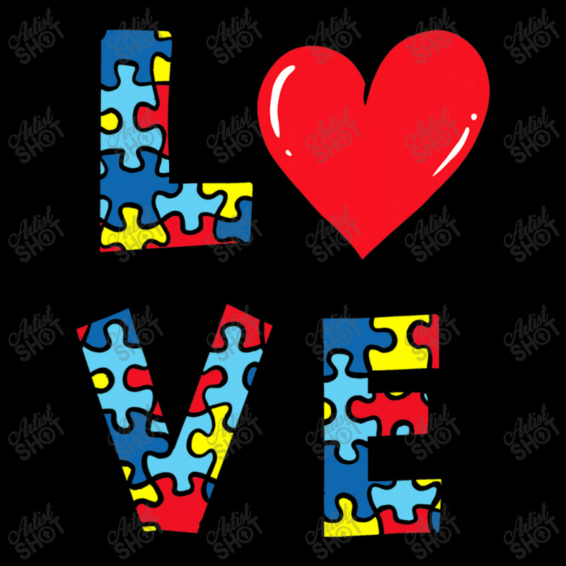 Love Autism Awareness Zipper Hoodie by mrlee | Artistshot