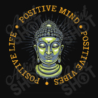 Buddhism Positive Life Positive Mind Buddha Meditation Crop Top | Artistshot