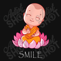 Buddhism Smile Baby Buddha On A Lotus Flower Yoga Throw Pillow | Artistshot