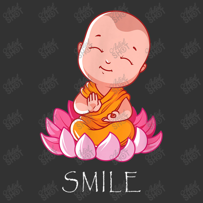 Buddhism Smile Baby Buddha On A Lotus Flower Yoga Baby Bodysuit | Artistshot