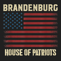 Brandenburg Last Name Surname American Flag Family T Shirt Ladies Polo Shirt | Artistshot