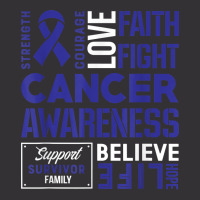 Colon Cancer Strength, Courage And Faith T Shirt Vintage Hoodie And Short Set | Artistshot