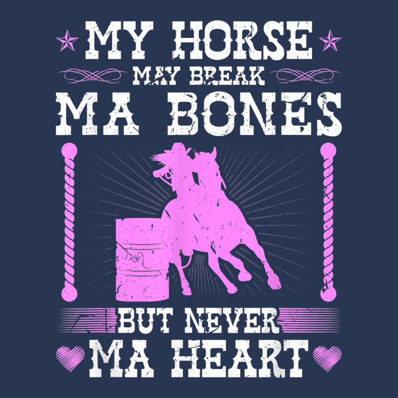 Barrel Racing Rodeo Horse Break Ma Bone Cowgirl Barrel Racer T Shirt Ladies Denim Jacket by muhrlycogant3h | Artistshot