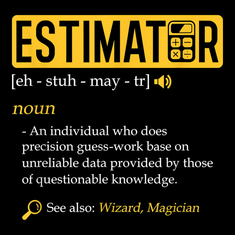 Estimator Estimating Calculations Jobs T Shirt Youth Jogger by muhrlycogant3h | Artistshot