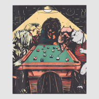 Game Night Dogs On Billiards Pool Table Shooting 8 Ball T Shirt Exclusive T-shirt | Artistshot