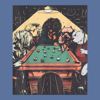 Game Night Dogs On Billiards Pool Table Shooting 8 Ball T Shirt Lightweight Hoodie | Artistshot