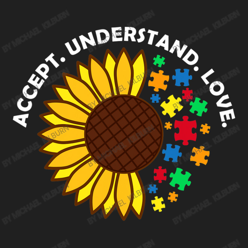 Accept Understand Love Inspirational Autism Awareness Ladies Polo Shirt by Michael	Kilburn | Artistshot