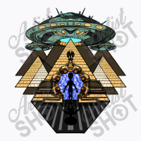 Alien Abduction Egyptian Pyramids T-shirt | Artistshot