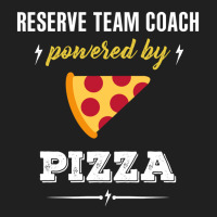 Reserve Team Coach Powered By Pizza Funny Gift Ladies Polo Shirt | Artistshot