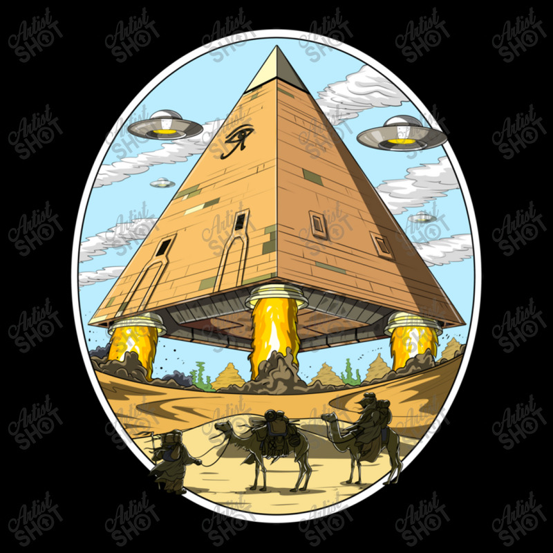 Hippie Alien Egyptian Pyramids 306 V-neck Tee | Artistshot