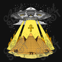 Hippie Alien Egyptian Pyramids License Plate | Artistshot