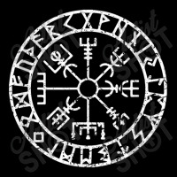 Viking Lucky Charm Celtic Runes Viking Compass Vegvisir Cropped Hoodie | Artistshot