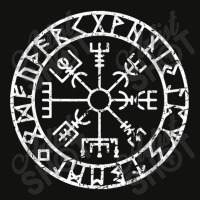 Viking Lucky Charm Celtic Runes Viking Compass Vegvisir Scorecard Crop Tee | Artistshot