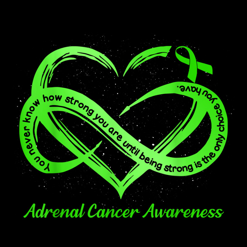 Strong Is The Only Choice Adrenal Cancer Warrior Awareness T Shirt Zipper Hoodie | Artistshot