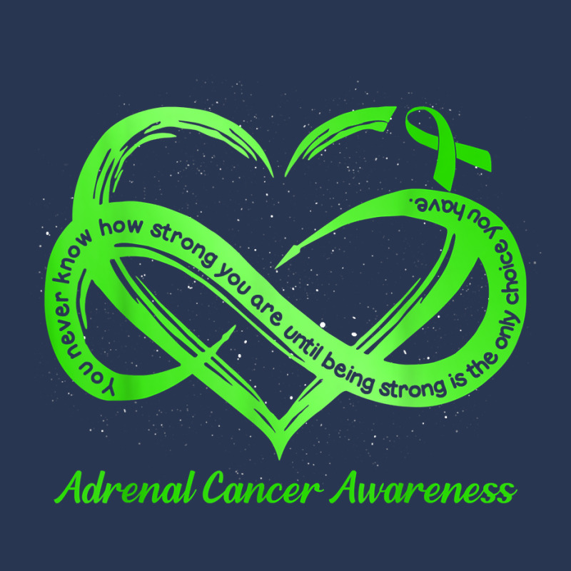 Strong Is The Only Choice Adrenal Cancer Warrior Awareness T Shirt Men Denim Jacket | Artistshot