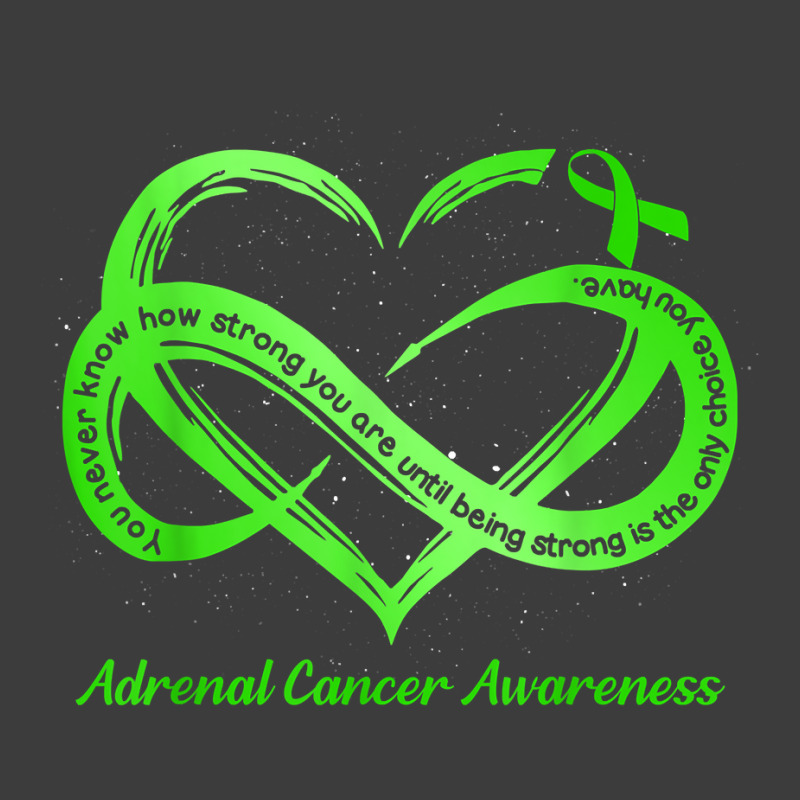 Strong Is The Only Choice Adrenal Cancer Warrior Awareness T Shirt Men's Polo Shirt | Artistshot