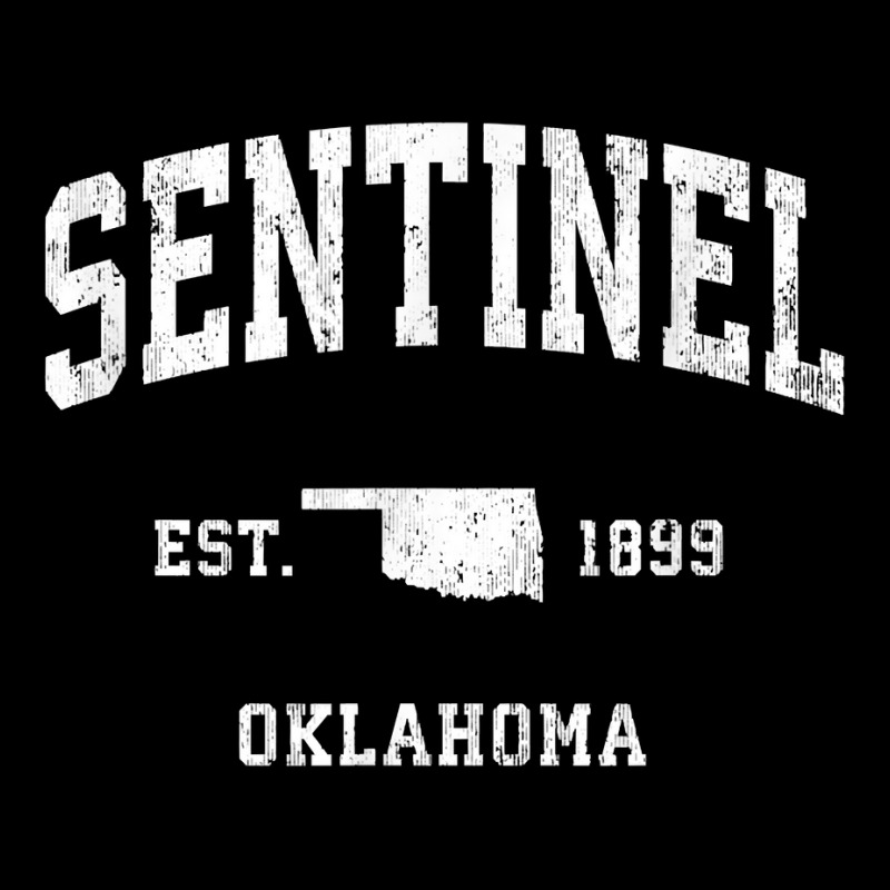 Sentinel Oklahoma Ok Vintage Athletic Sports Design T Shirt Adjustable Cap | Artistshot