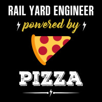 Rail Yard Engineer Powered By Pizza Funny Gift Zipper Hoodie | Artistshot