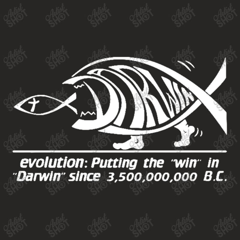 Darwin Evolution Ladies Fitted T-Shirt by Gretchen Minnis | Artistshot