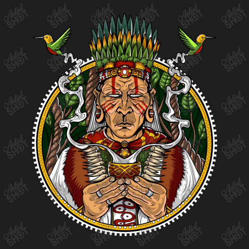 Hippie Ayahuasca Shaman Classic T-shirt by urethrapricey | Artistshot