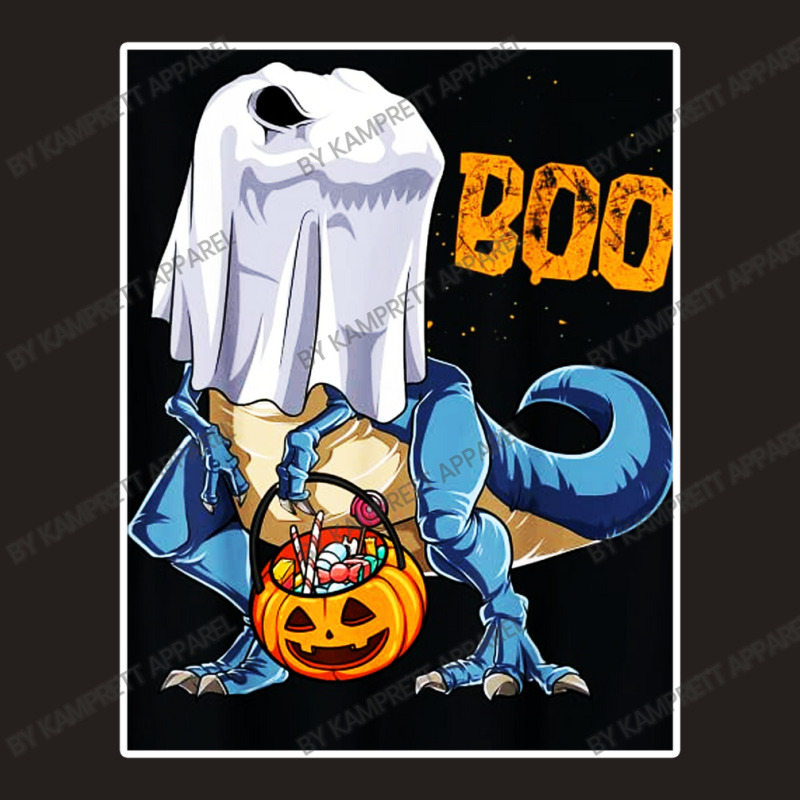 Ghost Dinosaur T Rex Funny Boo Halloween Gifts Men Pumpkin Tank Top | Artistshot