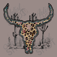 Cow Skull With Leopard Cute Western Cactus Rodeo Vintage T-shirt | Artistshot