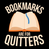 Books T  Shirt Bookmarks Are For Quitters Funny Book Lover Librarian T V-neck Tee | Artistshot