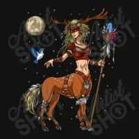 Hippie Centaur Forest Shaman Scorecard Crop Tee | Artistshot