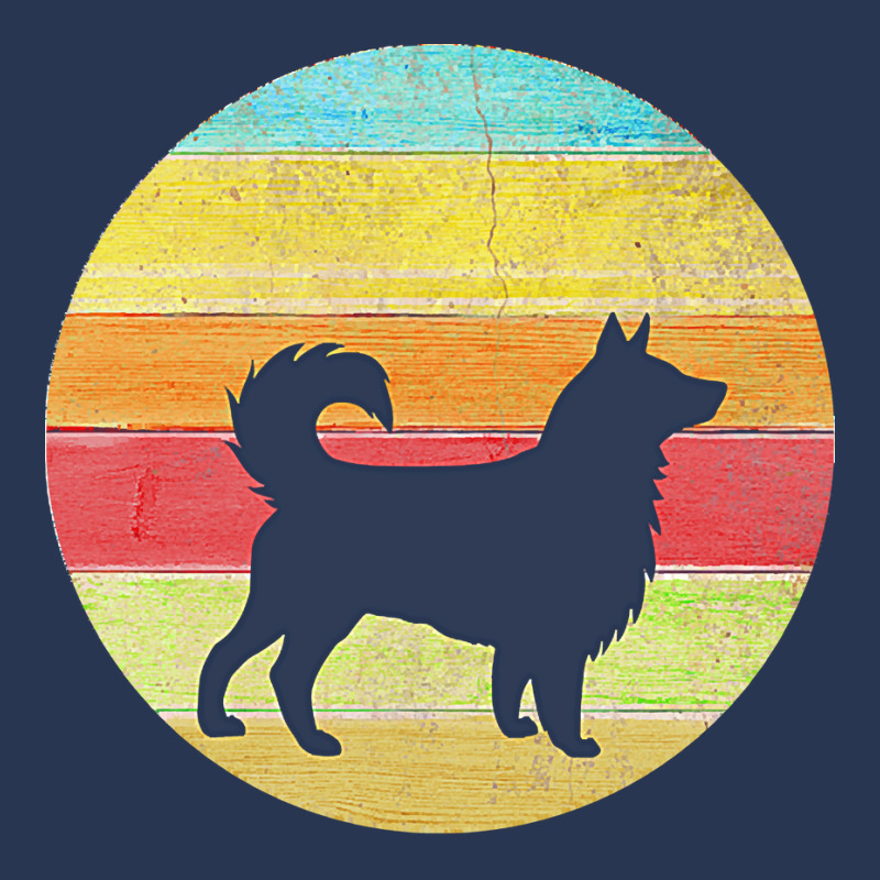 Border Collie Vintage T  Shirt Border Collie Vintage Rainbow Silhouett Ladies Denim Jacket by theaney | Artistshot