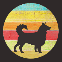 Border Collie Vintage T  Shirt Border Collie Vintage Rainbow Silhouett Racerback Tank | Artistshot