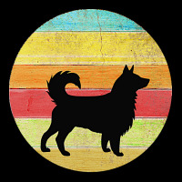 Border Collie Vintage T  Shirt Border Collie Vintage Rainbow Silhouett Maternity Scoop Neck T-shirt | Artistshot