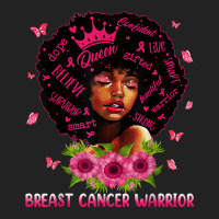 Black Women Black Queen Breast Cancer Warrior Pink Ribbon T Shirt Backpack | Artistshot