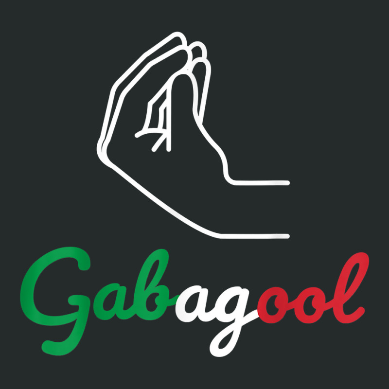 Gabagool. Italian American Funny Italian Hand T Shirt Women's Triblend Scoop T-shirt by kewisharemeliadq | Artistshot