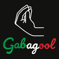 Gabagool. Italian American Funny Italian Hand T Shirt Scorecard Crop Tee | Artistshot