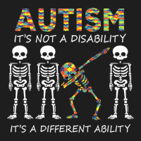 Autism Its A Different Ability Dabbing Skeleton Classic T-shirt | Artistshot