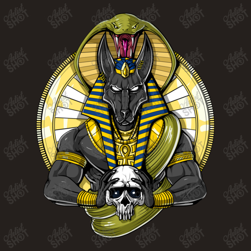 Hippie Egyptian Mythology God Anubis Tank Top by criticizematter | Artistshot