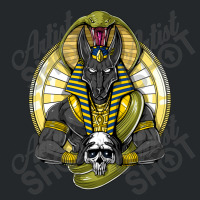 Hippie Egyptian Mythology God Anubis Crewneck Sweatshirt | Artistshot