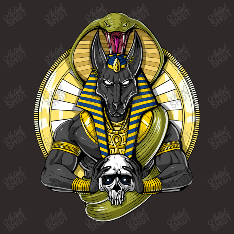 Hippie Egyptian Mythology God Anubis Racerback Tank by criticizematter | Artistshot