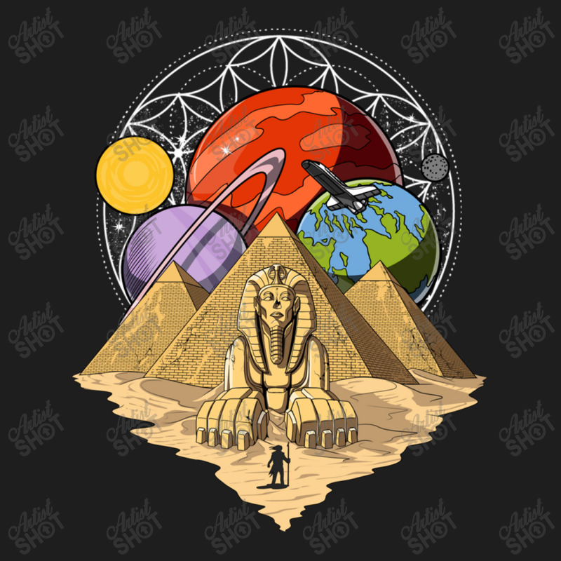 Hippie Egyptian Pyramids Sacred Geometry Classic T-shirt | Artistshot