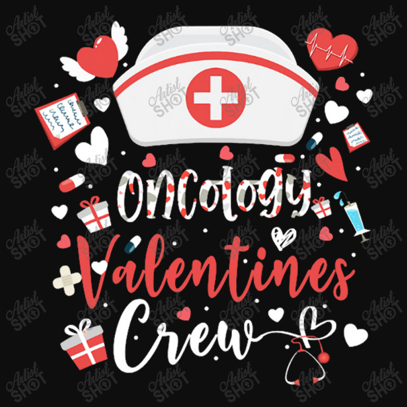 Oncology Valentines Tee Nurse Crew Family Group Nursing Crop Top by daniellepaine | Artistshot