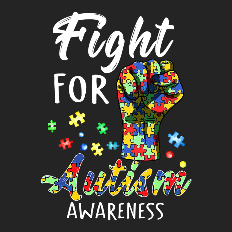 Fight For Autism Awareness World Autism Awareness Day 3/4 Sleeve Shirt by BrennleyBrown | Artistshot