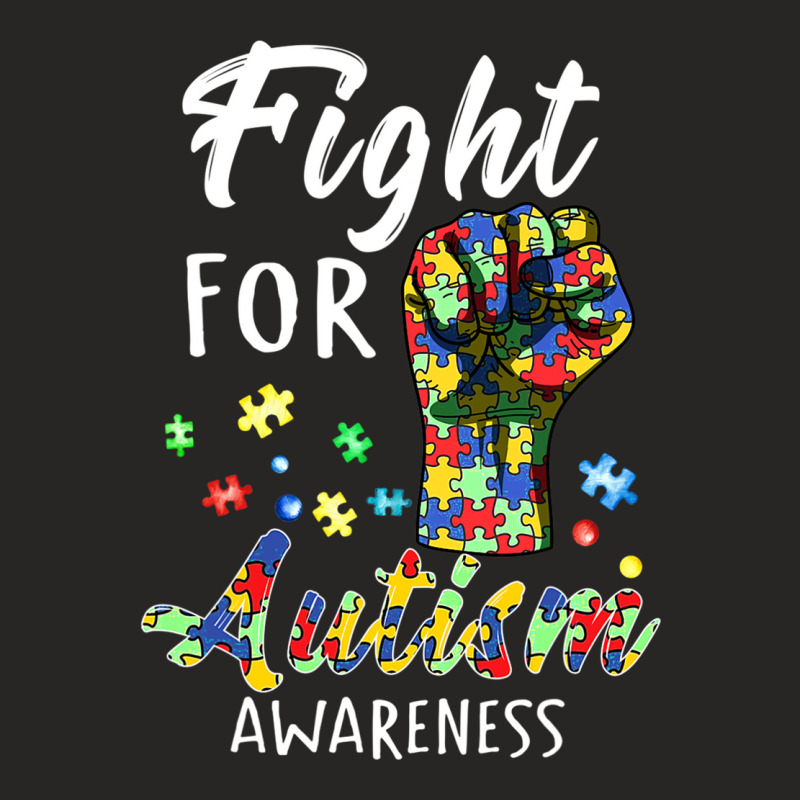 Fight For Autism Awareness World Autism Awareness Day Ladies Fitted T-Shirt by BrennleyBrown | Artistshot