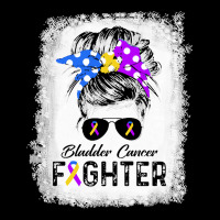 Woman Bladder Cancer Fighter T  Shirt Woman Bladder Cancer Fighter Blu Adjustable Cap | Artistshot